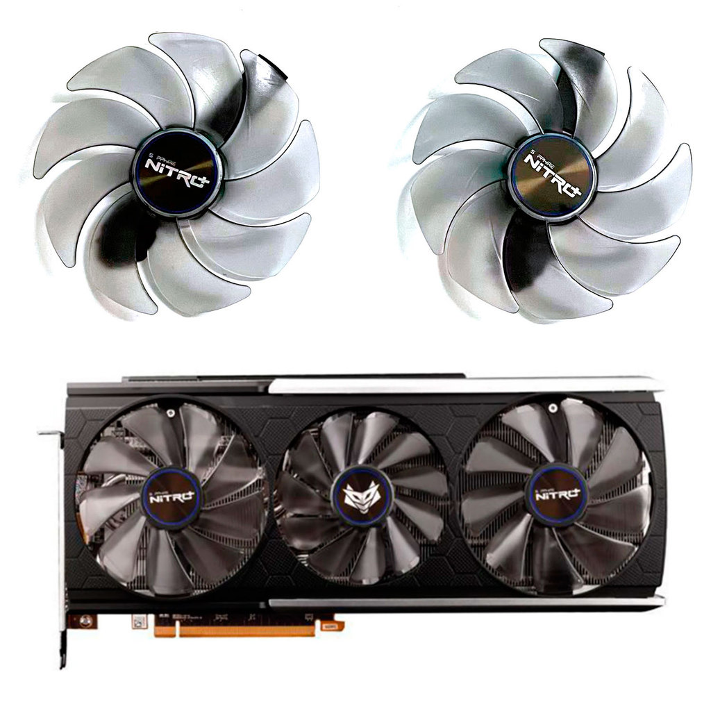 LZQIY Y new GPU fan dual ball fan 95MM 6pin suitable for Sapphire Radeon RX5700XT 8GB NITRO+ special