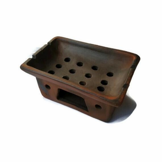 NEW PRODUK Tungku sate / tempat bakaran sate / panggangan sate gerabah tanah liat - Besar TERLARIS