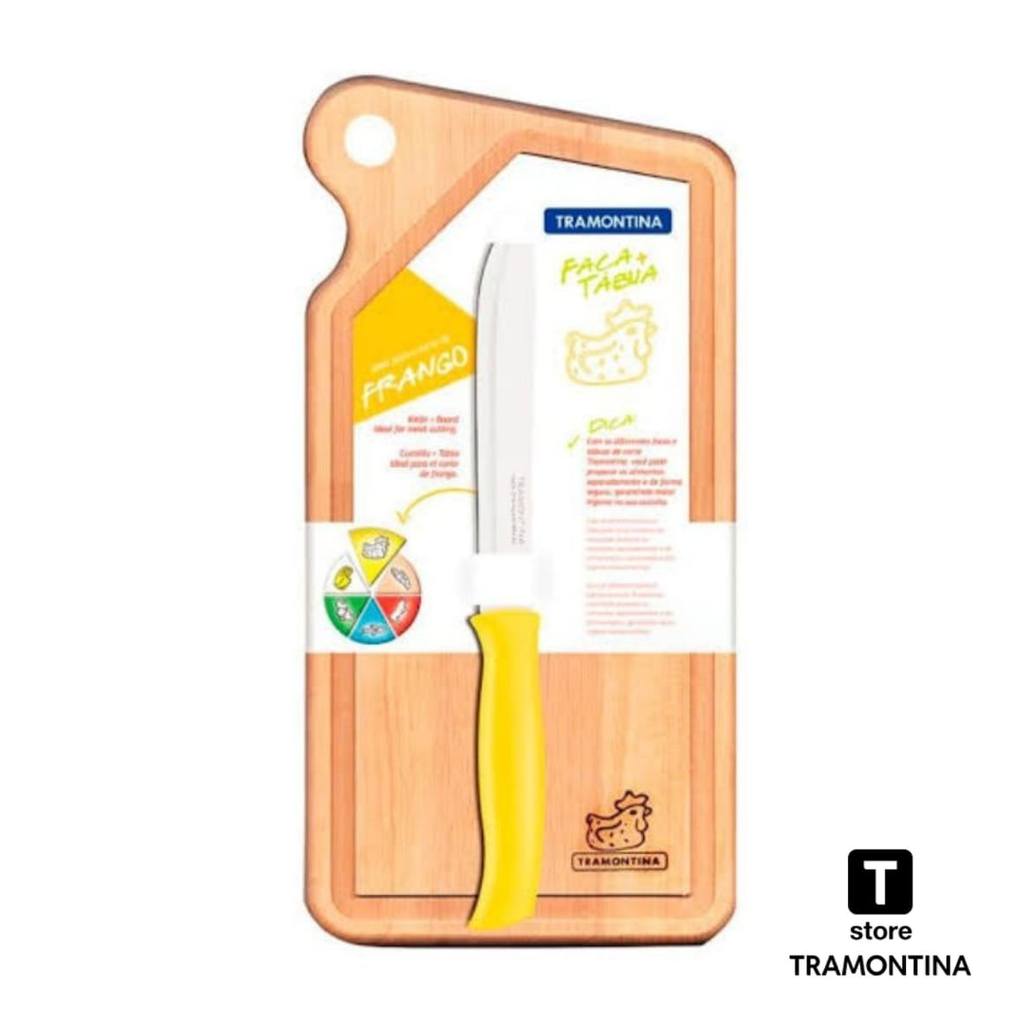 Athus Pisau & Talenan Tramontina Knife & Board Set 23099574