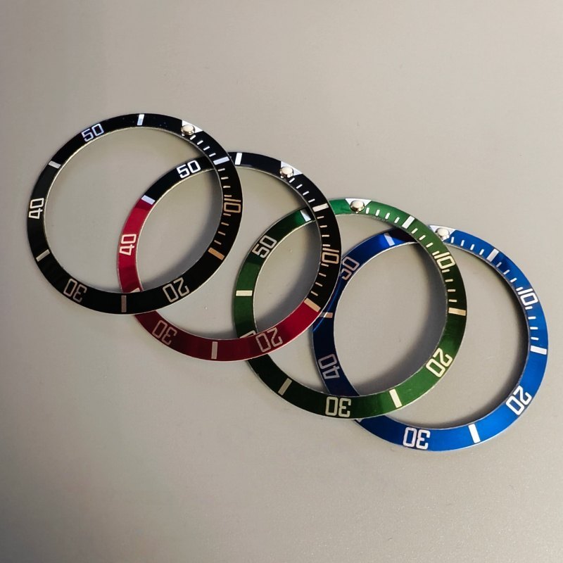 Wat Accessories 37mm aluminum teel Bezel ert Fits For RLX Submariner 16610 ving Men Wat Case