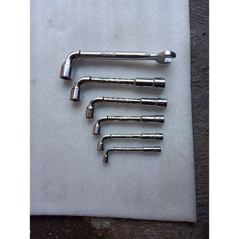 kunci shock l facom set ukuran 8 mm 10 mm 12 mm 14 mm 17 mm 19 mm