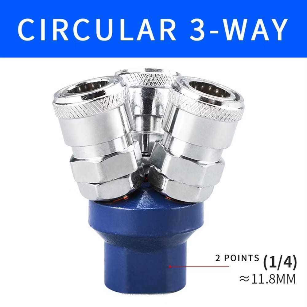 promo SAMBUNGAN SELANG ANGIN 2-3 LOBANG / Sambungan Selang Kompresor