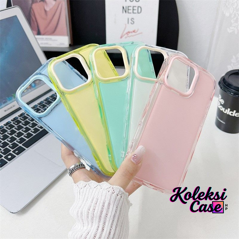 Skema Warna Macron Jelly Terbaru Casing Iphone 16 Plus 17 Pro Max 16E 12 Pro Max 15 Plus 14 Plus 11 
