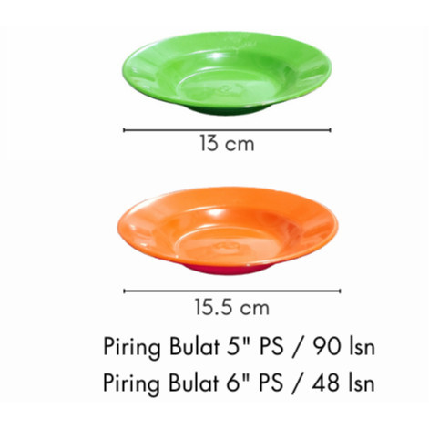 OBRAL PROMO PIRING BULAT MELAMIN ISI 12 PCS, PROMO PIRING TATAKAN MELAMIN ISI 12 PCS PROMO PIRING NO