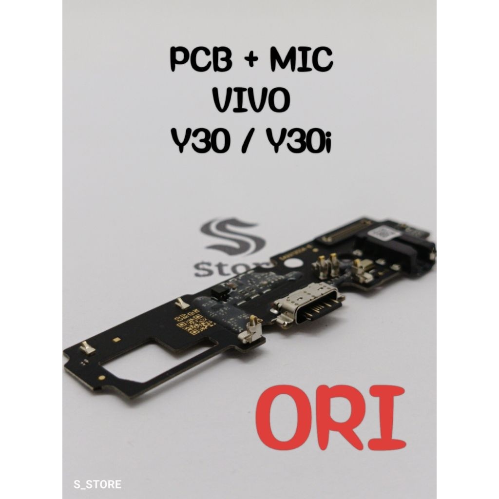 CONNECTOR CHARGER VIVO Y30 / Y30i ORI + IC PAPAN KONEKTOR CAS PCB BOARD VIVO Y30 / Y30i ORI + IC