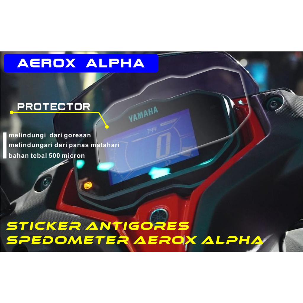 Stiker Antigores AEROX ALPHA 2025 Tebal VPF 500 Micron