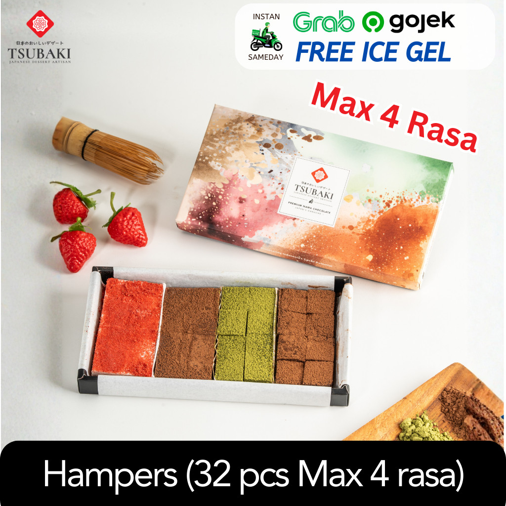 Hampers Japanese Chocolate Gift Box / Tsubaki NAMA Chocolate
