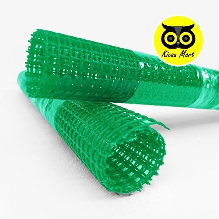 Sale KAWAT JARING PLASTIK HDPE KOTAK ALAS ANAKAN BURUNG JARING AYAM IKAN AJ - Hijau Terlaris