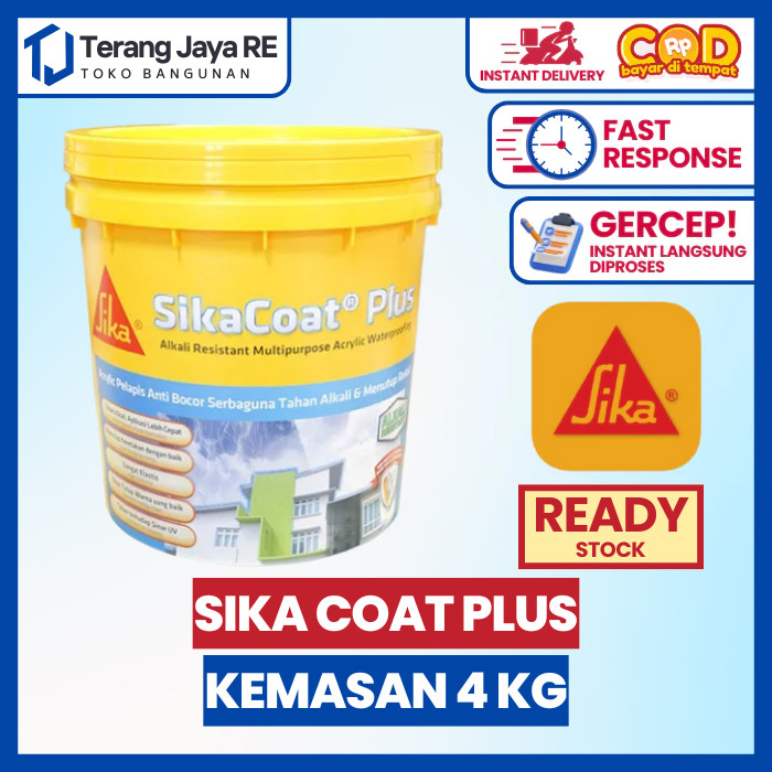 Pelapis Anti Bocor Sika Coat Plus 4 KG