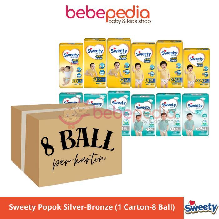[Twinkle Star] 1 KARTON Sweety Silver Comfort / Bronze Dry Expret NBS / S / M / L / XL / XXL - BRNZ-