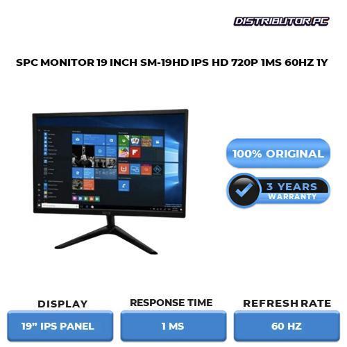 SPC MONITOR 19 INCH SM-19HD IPS HD 720P 1MS60HZ1Y