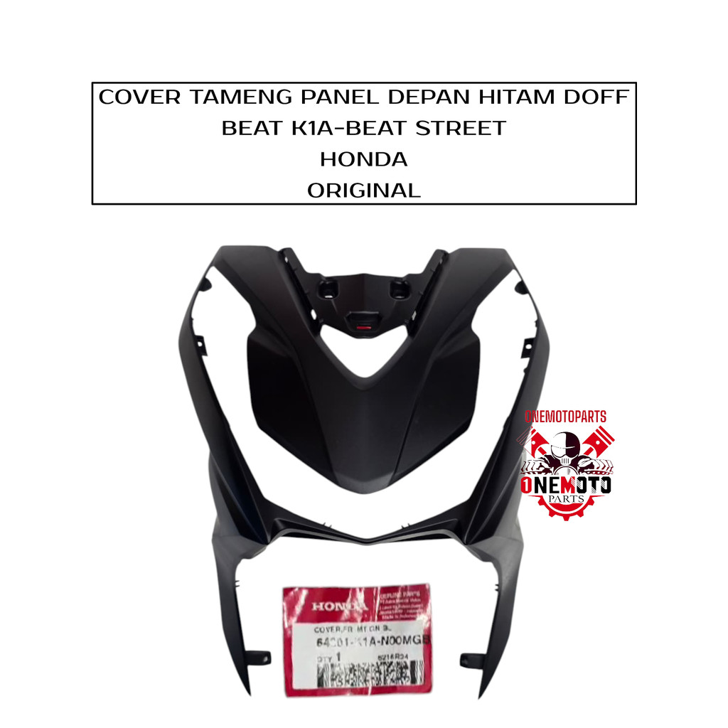COVER TAMENG PANEL DEPAN HITAM DOFF BEAT K1A STREET HONDA 64301-K1A-N00MGB ORIGINAL