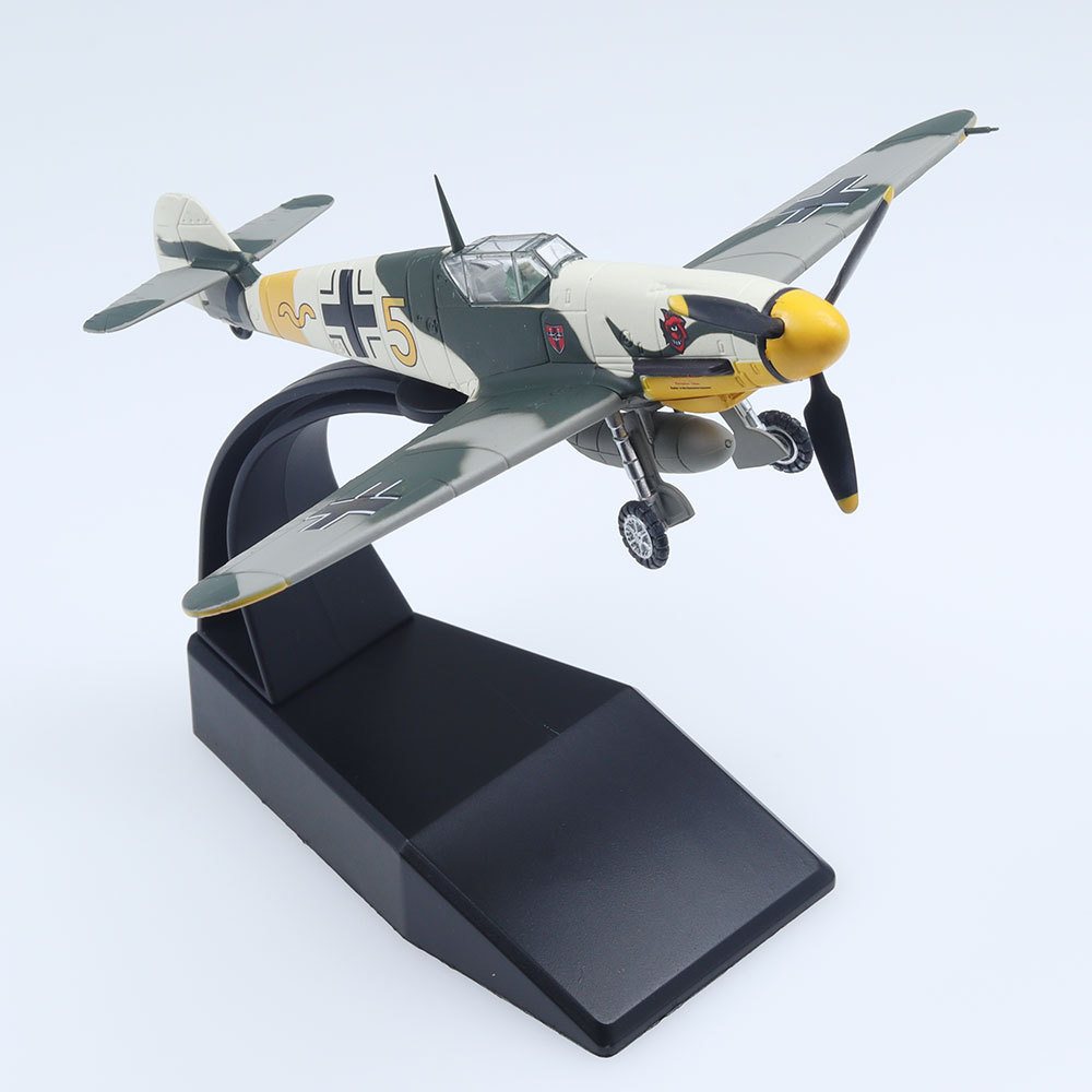 1/72 Scale BF-109 e-cast Aircraft Plane Metal Model for Gift
