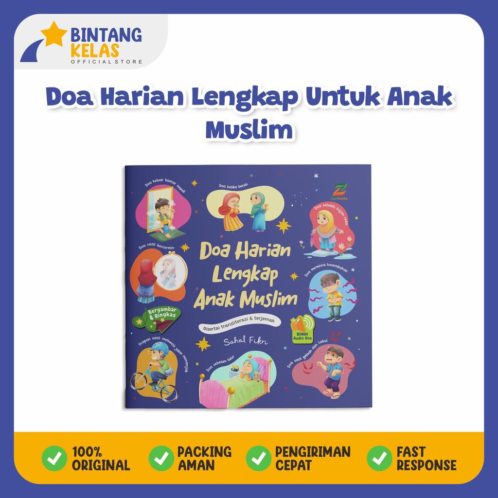 Bintang Kelas - (Dilengkapi Audio Doa) - Doa Harian Lengkap Untuk Anak Muslim - Doa Sehari-hari Anak