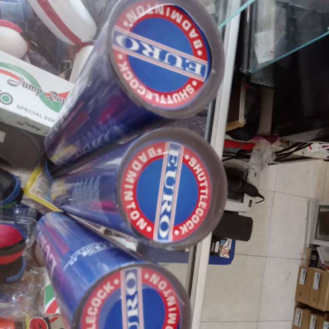 PROMOShuttlecock Badminton Euro Biru // Kok Badminton Euro //TERLARIS