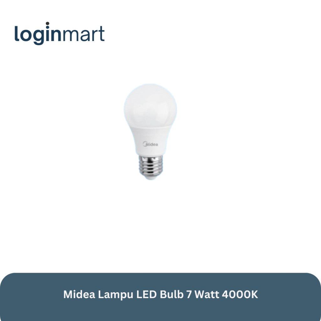 Midea Lampu LED Bulb 7 Watt 4000K
