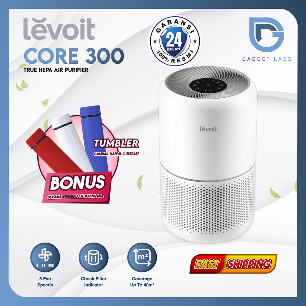 Levoit Core 300 / 300S Air Purifier True HEPA Filter H13 | Penyaring Pembersih Udara Ruangan / Kamar