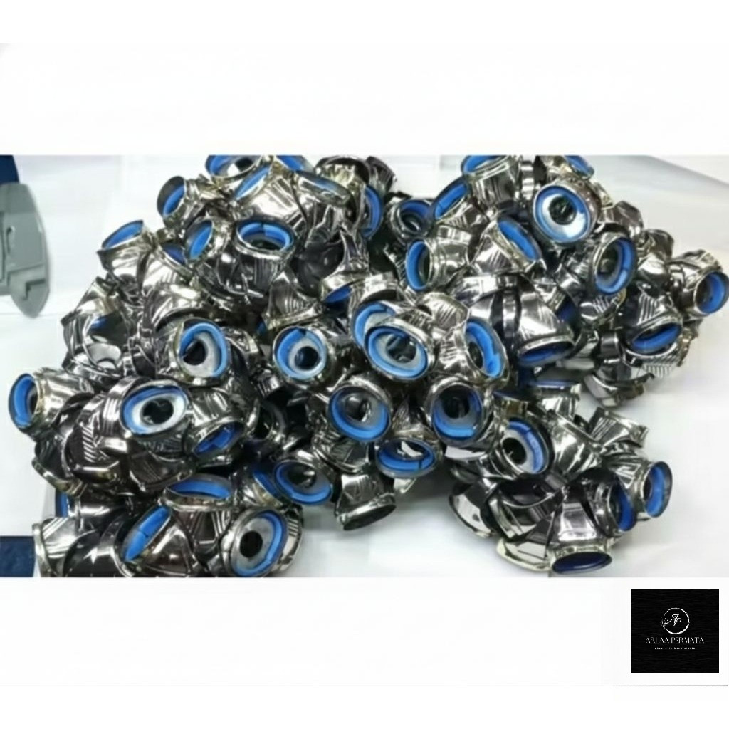 cincin ring monel tanam handmade grosir kodian 20biji