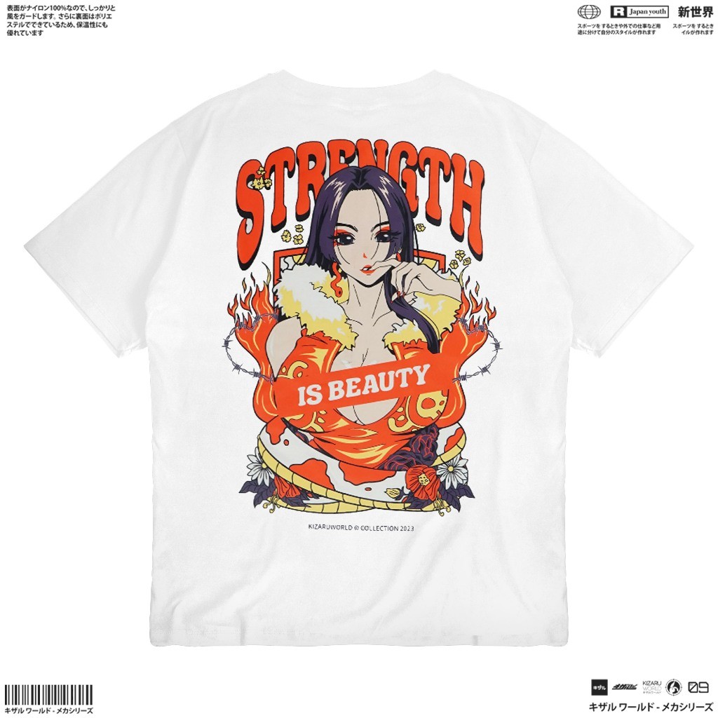 ORI KIZARU Kaos Pria T-shirt Anime One Piece BOA HANCOCK