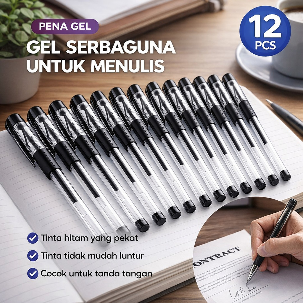 PULPEN LUSIN GEL / COD 1 LUSIN PULPEN GEL / PULPEN AIR BERBAGAI WARNA
