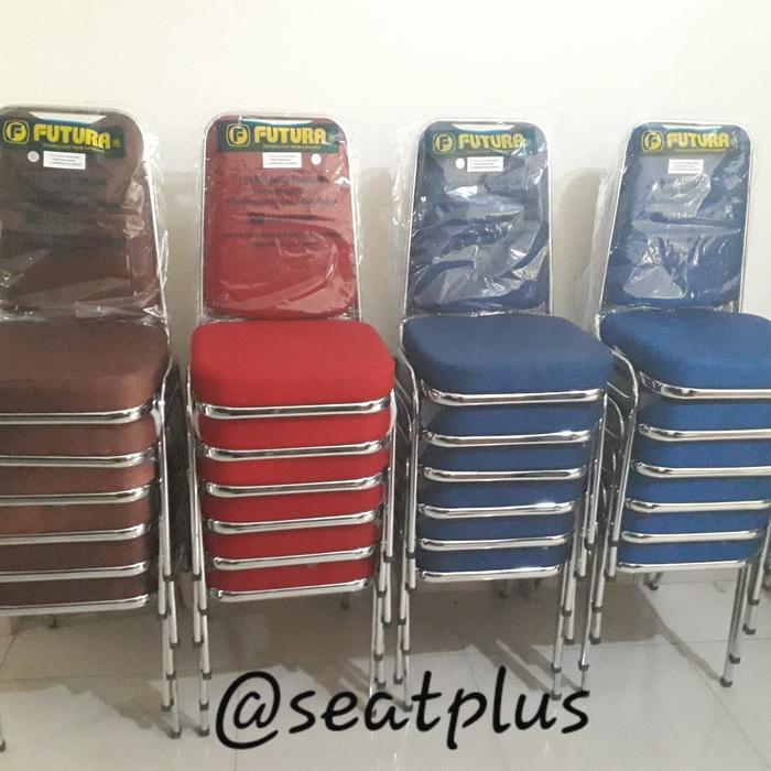 Kursi Susun FUTURA ASLI Kursi Kantor Kursi Pesta Kursi Gereja FTR 405 - Merah