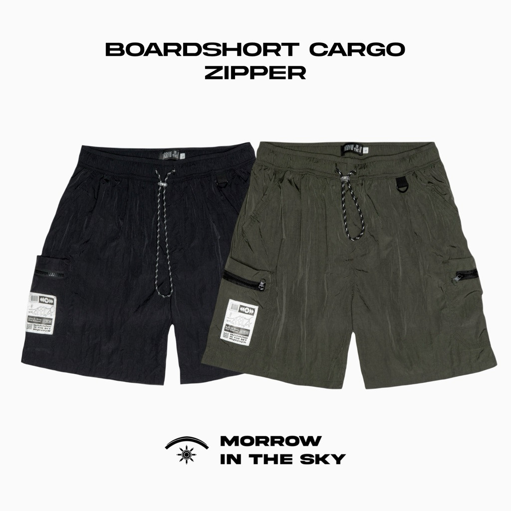 SYAZIAS Morrowsky - Short Cargo Zipper | Boardshort Cargo - Morrowsky
