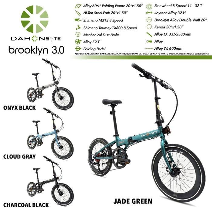 Sepeda lipat 20 inch dahon syte brooklyn 3.0 NEW