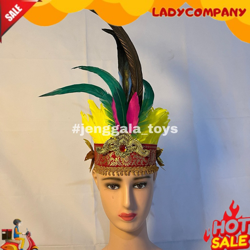 Aksesoris Kepala Bulu Ayam Bando Bulu Ayam Bandana Aksesoris karnaval TRENDING 