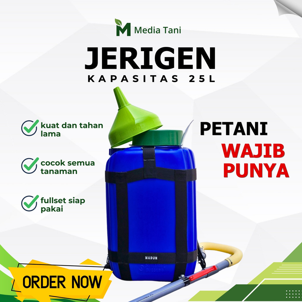 Jerigen 25 Liter Alat Kocor MADUN Multifungsi