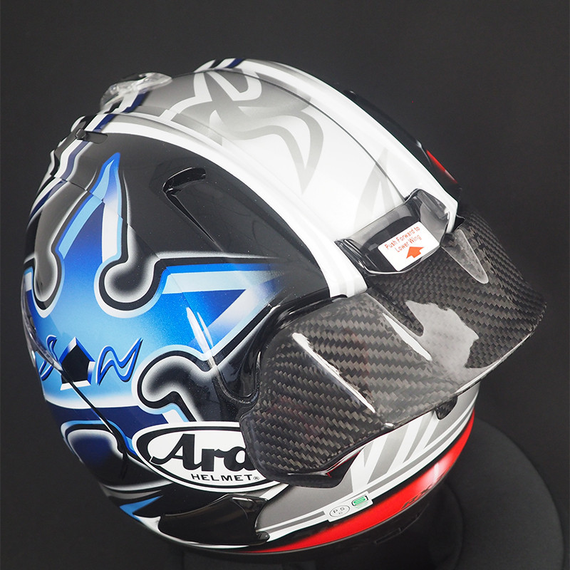 Real Carbon Fiber For ar rx RX7X/V-GP VZ RAM SZR Crane Red/Fire Blue Haga GP Painted Rear Wing Duckt