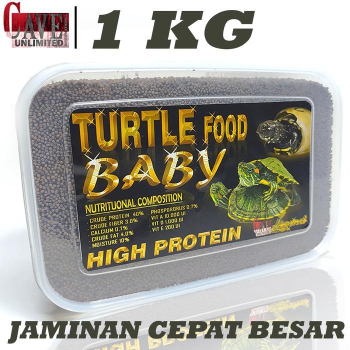 1KG MAKANAN PELET BABY KURA KURA BRAZIL RES AMBON ALIGATOR HI PROTEIN - 1kg