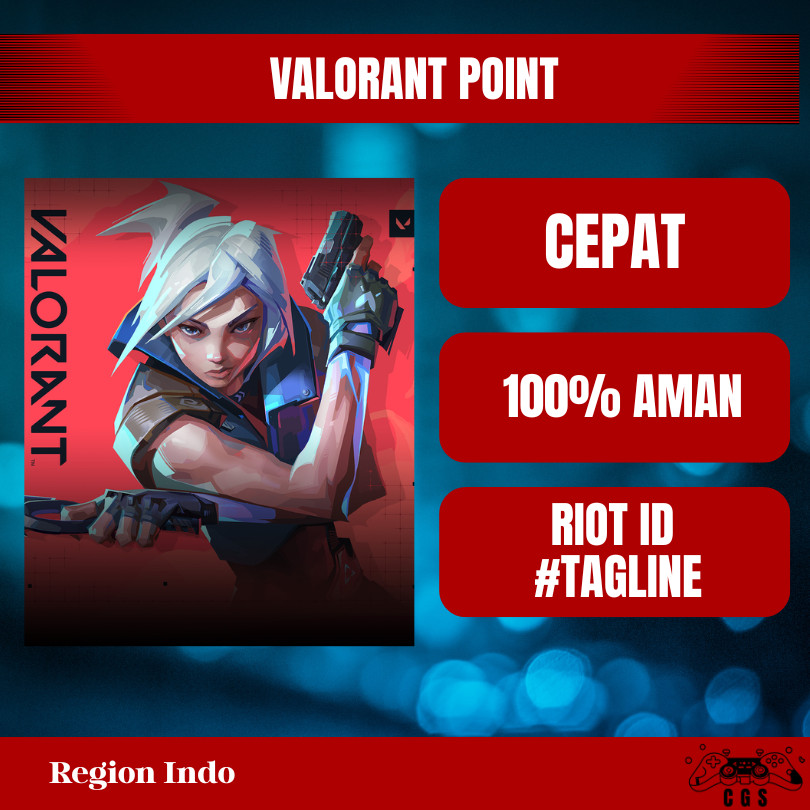 VALORANT Point VP Riot Cash 100% Aman