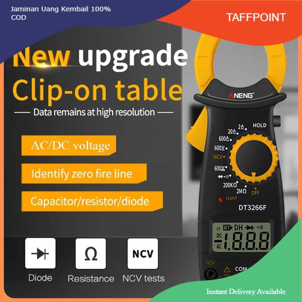ANENG Digital Multimeter Tang Ampere Voltage NCV Tester Clamp - DT3266F