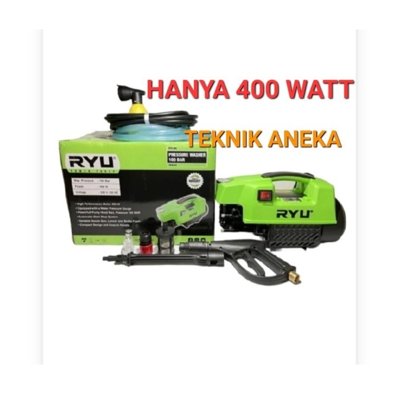RYU RPW 100 JET CLEANER CUCI MOBIL MOTOR AC STEAM PRESSURE WASHER CLEANER