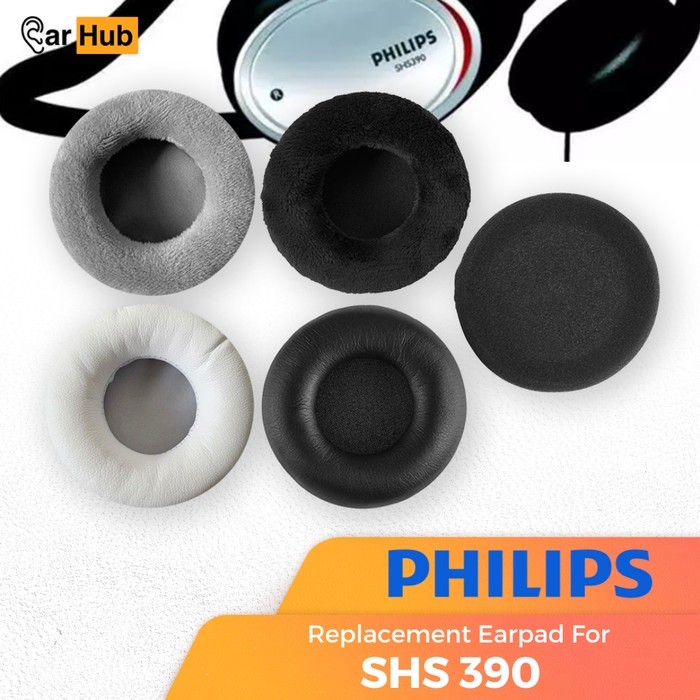 Earpad Foam Philips SHS 390 SHS390 SHS-390 Earcup Ear Cushion Busa Bantalan