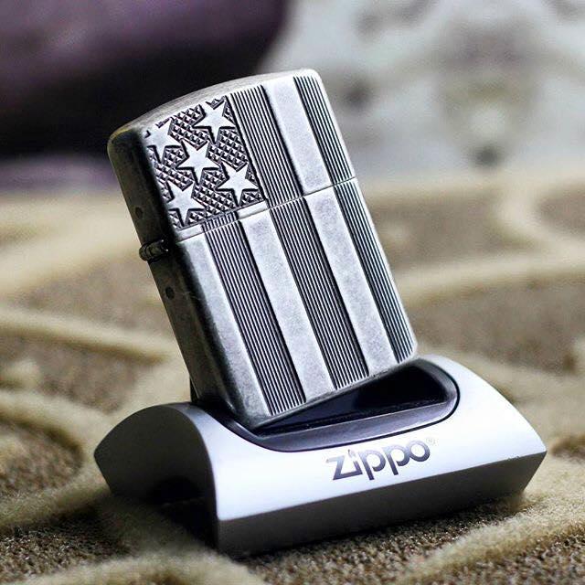 Zippo Armor Us Flag 28974 Original Import U.S.A