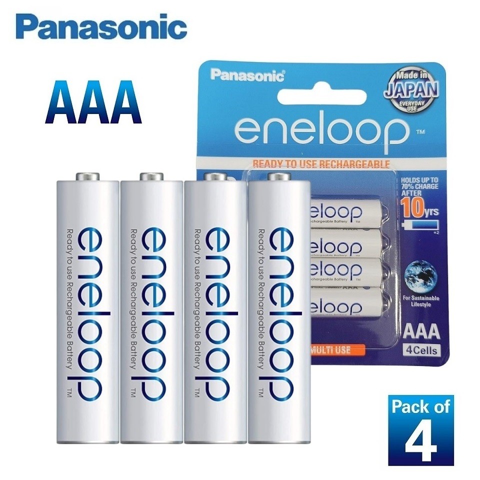 Baterai CAS ISI ULANG  Panasonic Eneloop Rechargeable Battery AAA 750mAh