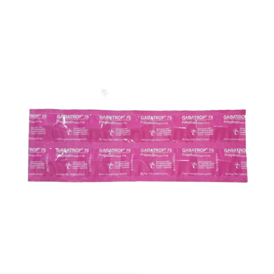 GABATROP 75 75 MG 1 STRIP @ 10 KAPSUL
