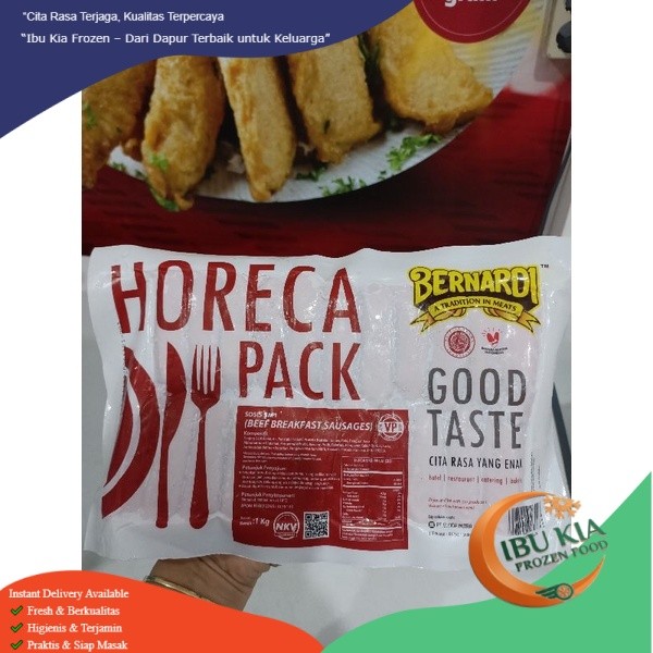 sosis bernardi / sosis horeca sapi 1kg