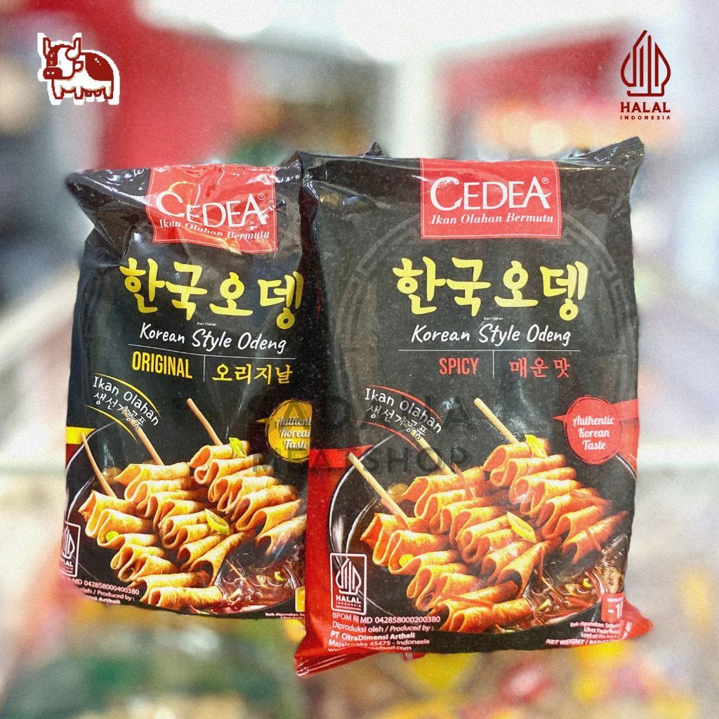 CEDEA Korean Odeng Original / Spicy 480g – Fish Cake Korea Frozen Food