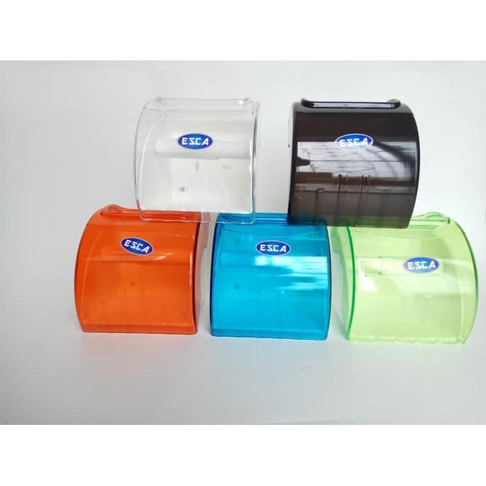 Tempat Tissue Toilet Dispenser Roll - Tempat Tisu WC Tisu Gulung - Orange