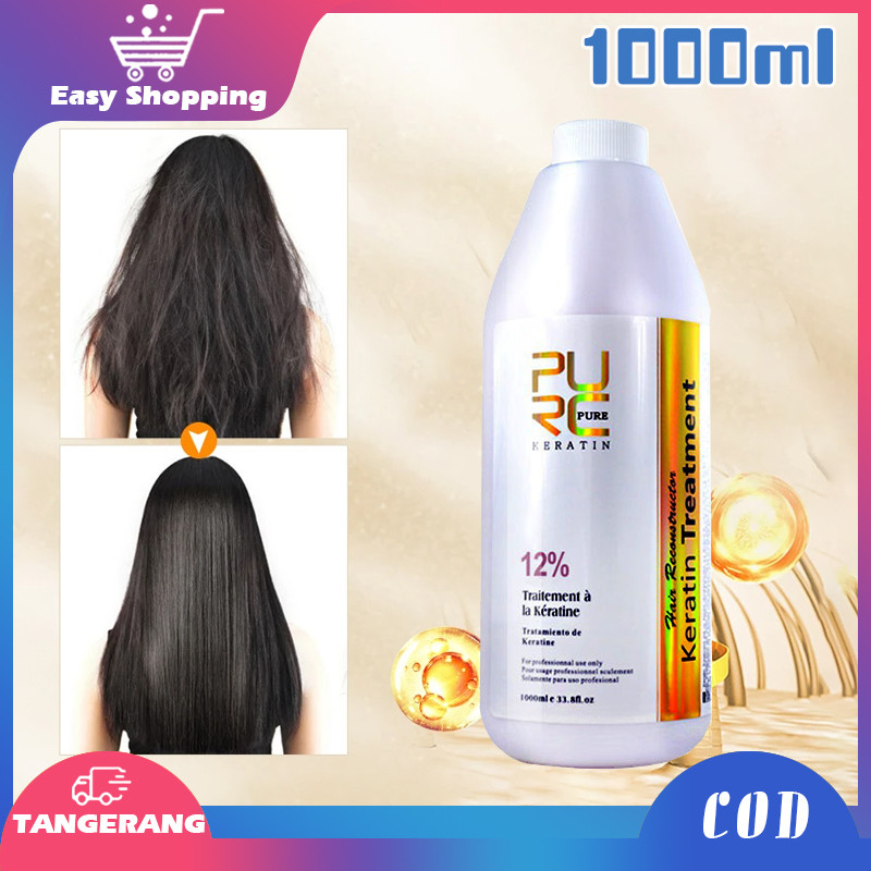 12% Keratin Hair Treatment Smooting PURC Keratin Smoothing Treatment Brazilian 1000ml