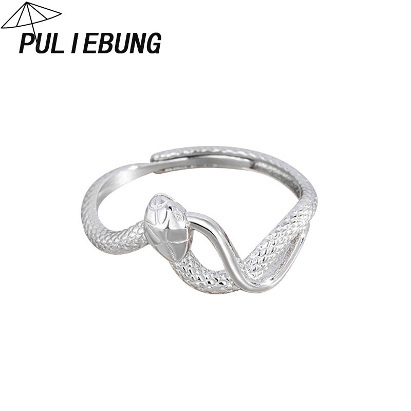 Cincin Ular Terjalin Elegan Baru Perak 925