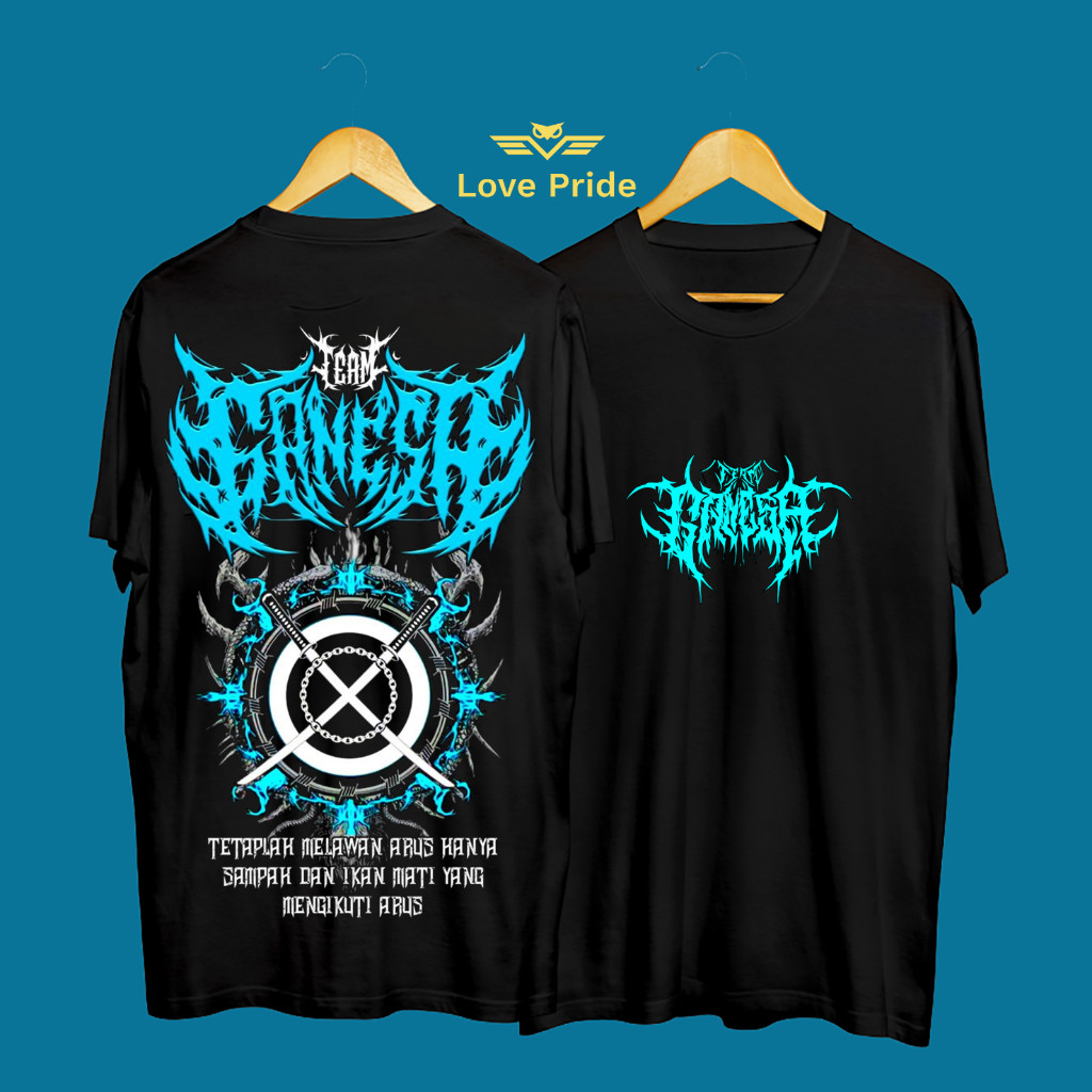 Kaos Tshirt Baju Distro Ganesa Team Tetaplah Melawan Arus Pencak Silat Premium Terbaru