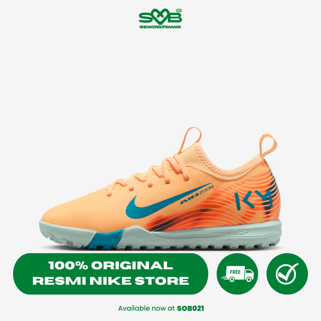 Sepatu Bola Nike Kids Jr. Mercurial Vapor 16 Academy 'Kylian Mbappé' Turf Low-Top Football Shoes Mel