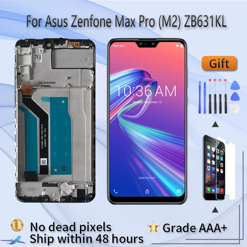 Lcd Untuk Asus Zenfone Max Pro M2 ZB631KL Penggantian Layar ZB631KL LCD Display Zenfone Max Pro M2 Z