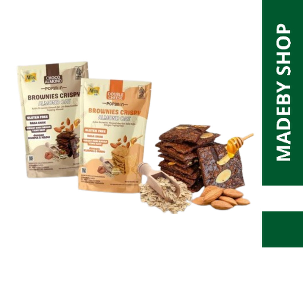 BROWNIES CRISPY  ALMOND OAT 50 GRAM
