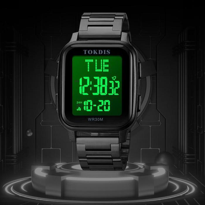 STOK TERAKHIR  Terlaris Jam Tangan Pria dan wanita Tokdis 2575 Rantai Digital Original water resist 