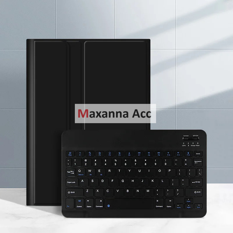 [MAXANNA] [ Samsung Tab S9 / S9 FE / S10 FE / S10 FE Plus 13.1" ] Flip Case Cover + Keyboard / Case 