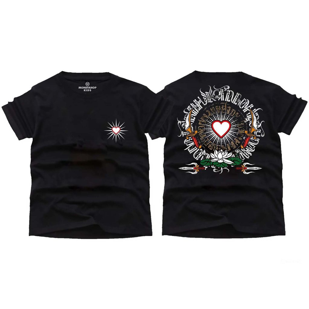 Kaos Anak Laki-Laki & Perempuan, Motif PSHT, Bahan 24s, COD - Kaos Anak Original